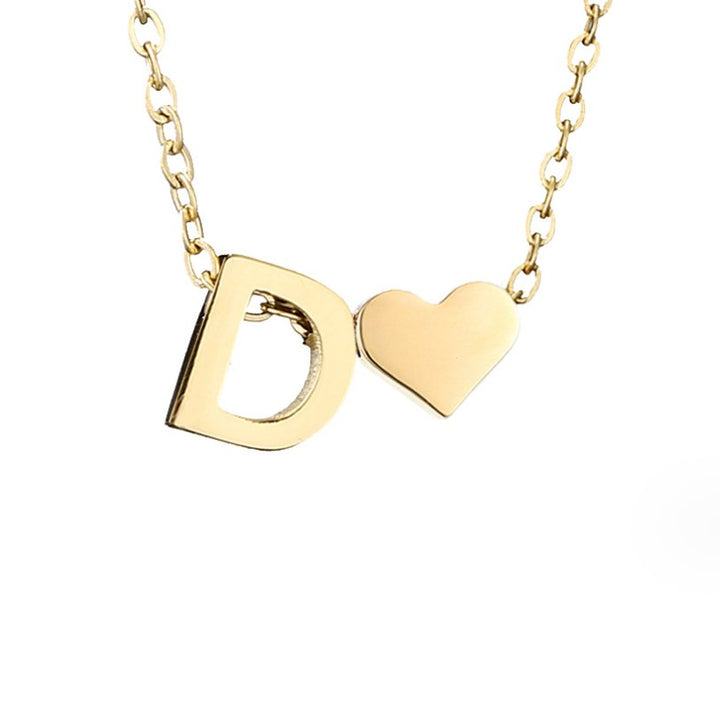 Collana Iniziale Intemporel con Ciondolo in Cuore