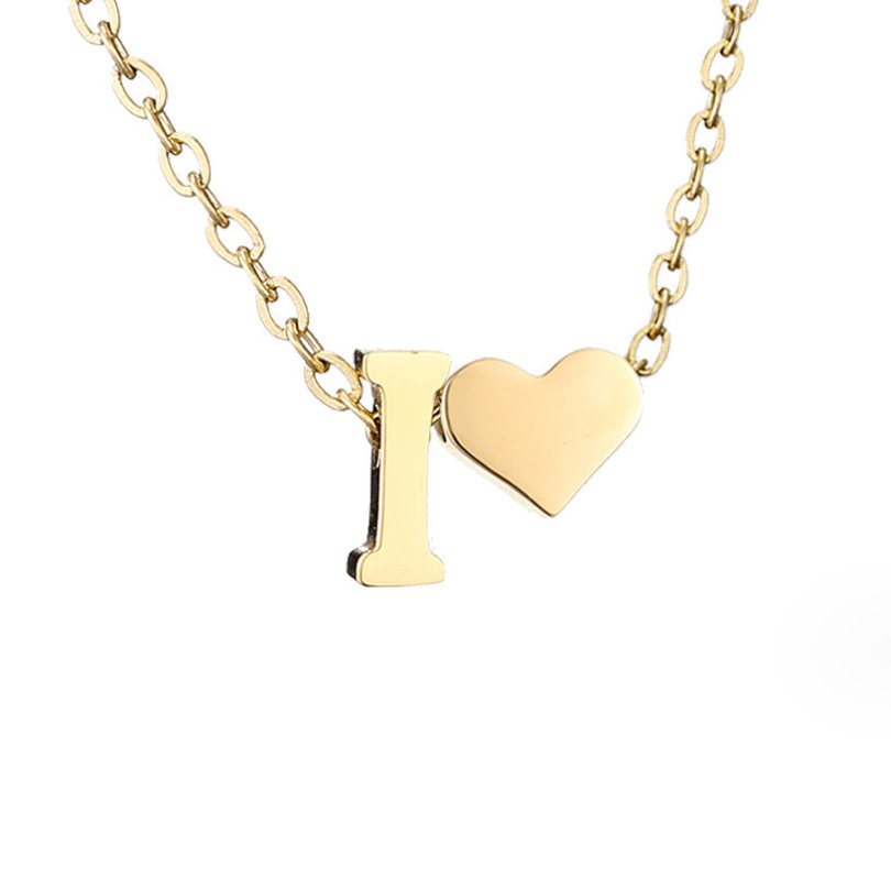 Collana Iniziale Intemporel con Ciondolo in Cuore