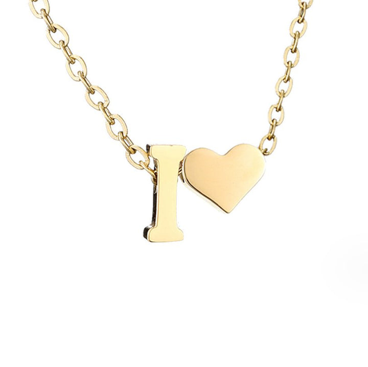 Collana Iniziale Intemporel con Ciondolo in Cuore