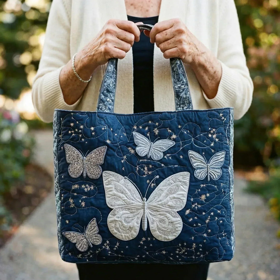 Artisanal Borsa - Argento Butterfly