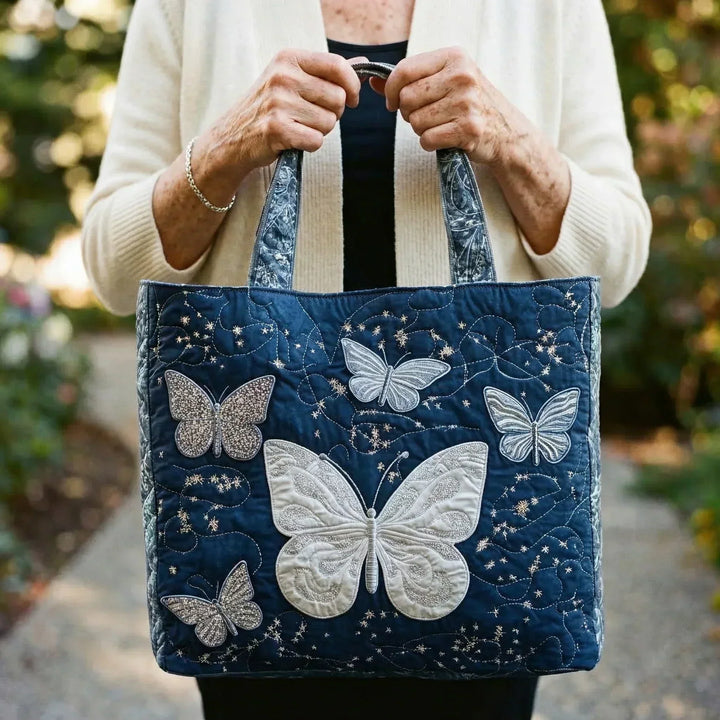 Artisanal Borsa - Argento Butterfly