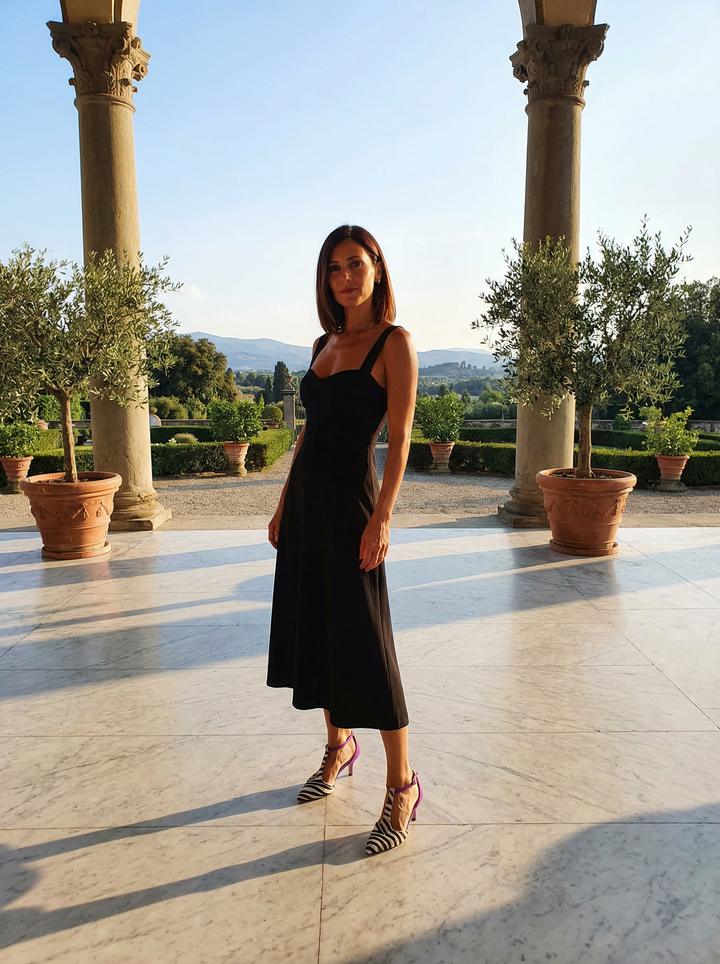 Vicki | Elegante Animal Stampa Heeled Sandali