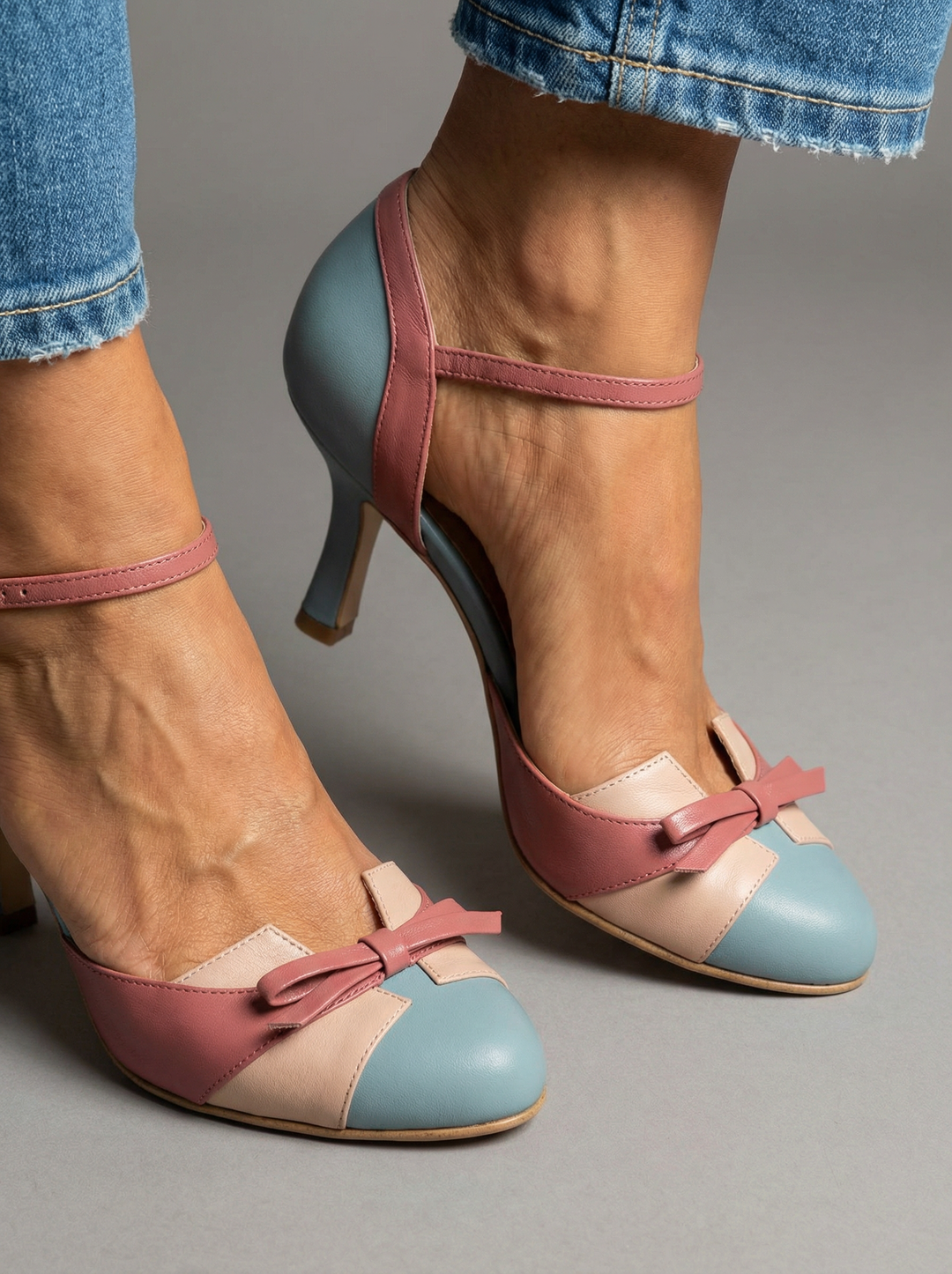 Nancy | Elegante Bow Heeled Sandali