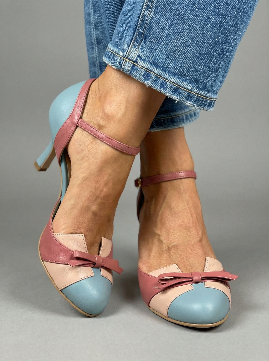 Nancy | Elegante Bow Heeled Sandali