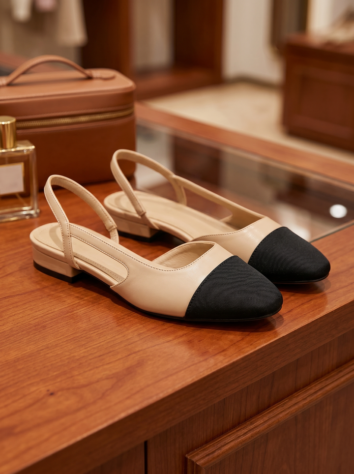 Dimity | Refined Block Tacco Slingback Tacchi