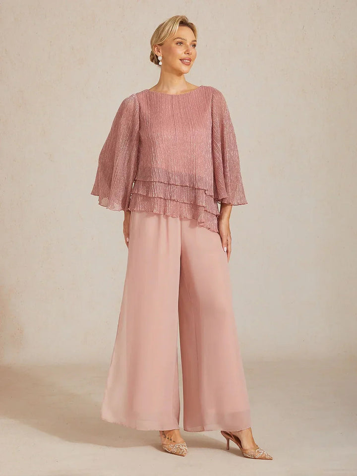 Wedgeline | Chiffon Split Leg Pantaloni