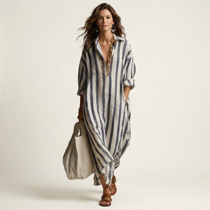 Carra | a Righe Maxi Abito