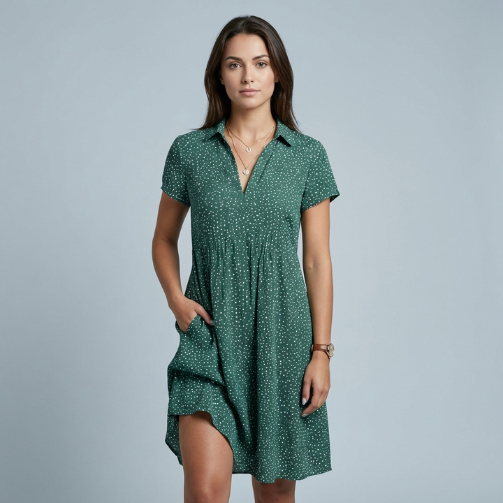 Alice | Casual Chic Quotidiano Midi Abito
