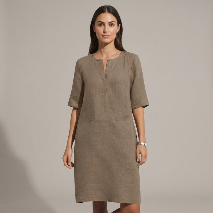 Marlowe | Refined Shift Abito with Elbow Sleeves