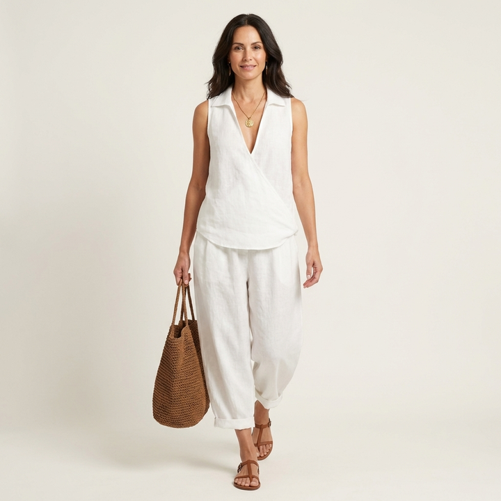Twiila | Wrap-Top & Gamba Larga Completo