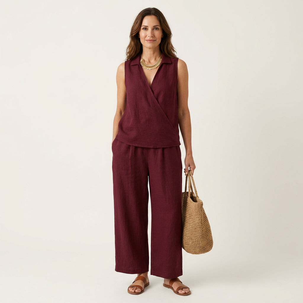 Twiila | Wrap-Top & Gamba Larga Completo