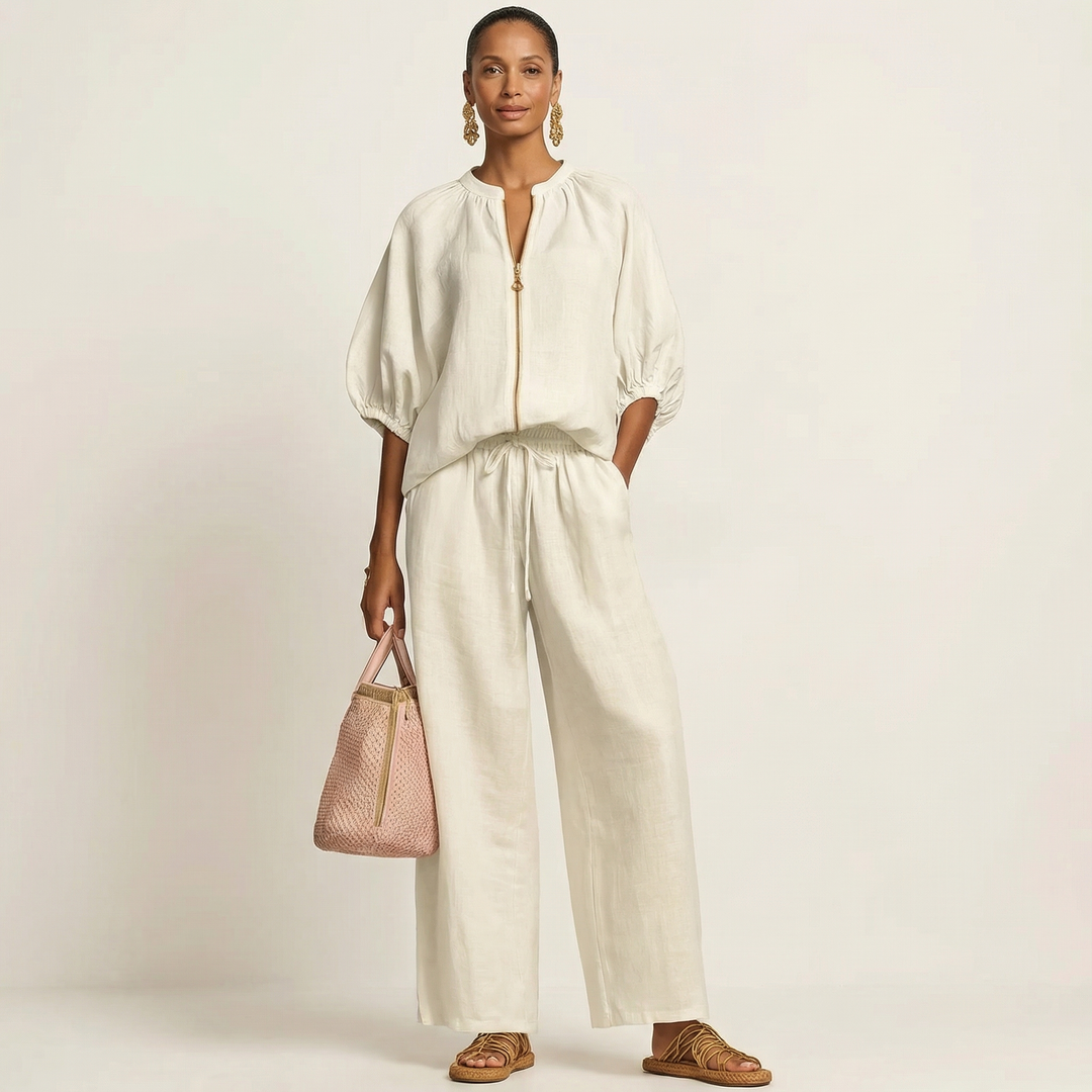 Marlowe | Zipper-Front Manica a Palloncino Completo