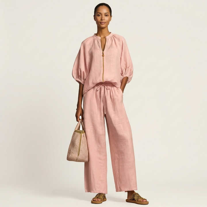 Marlowe | Zipper-Front Manica a Palloncino Completo