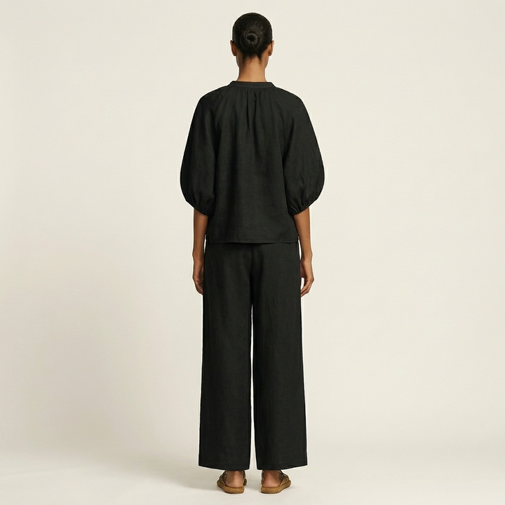 Marlowe | Zipper-Front Manica a Palloncino Completo