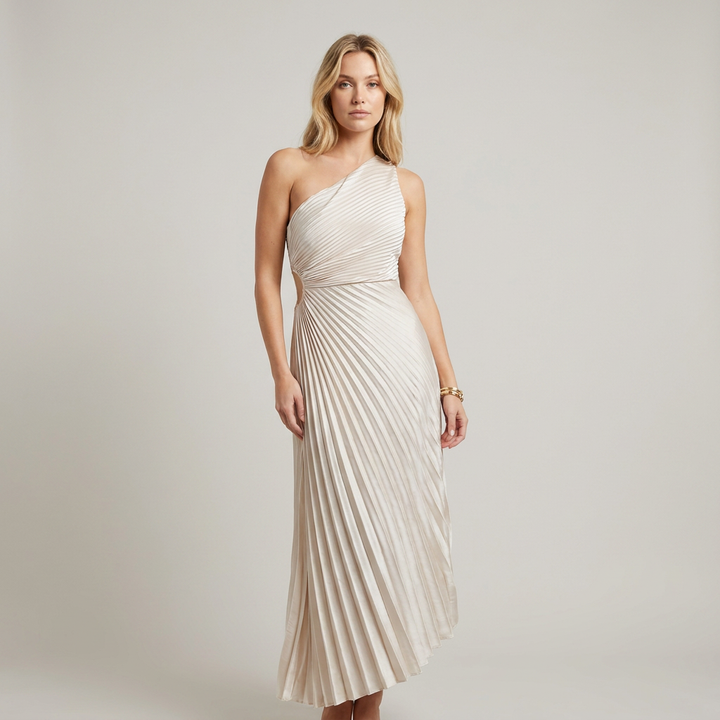 Audrine | Monospalla Midi Abito