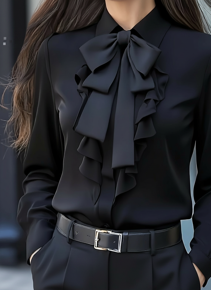 Alba | Bow-Detail Camicetta