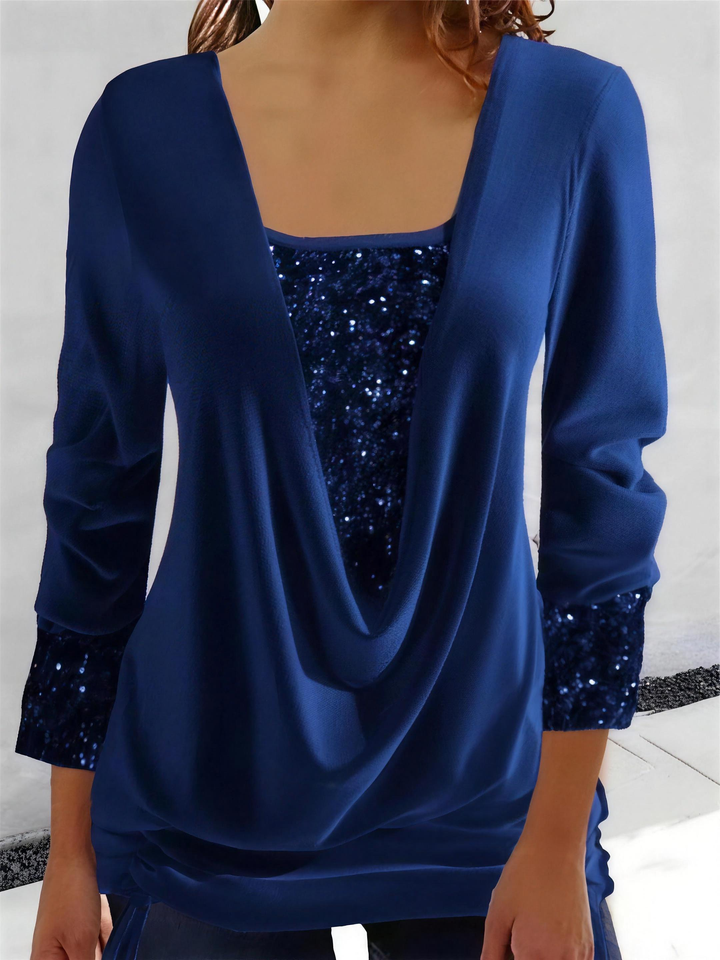 Illara | Paillettes Layer Twin Completo Camicetta