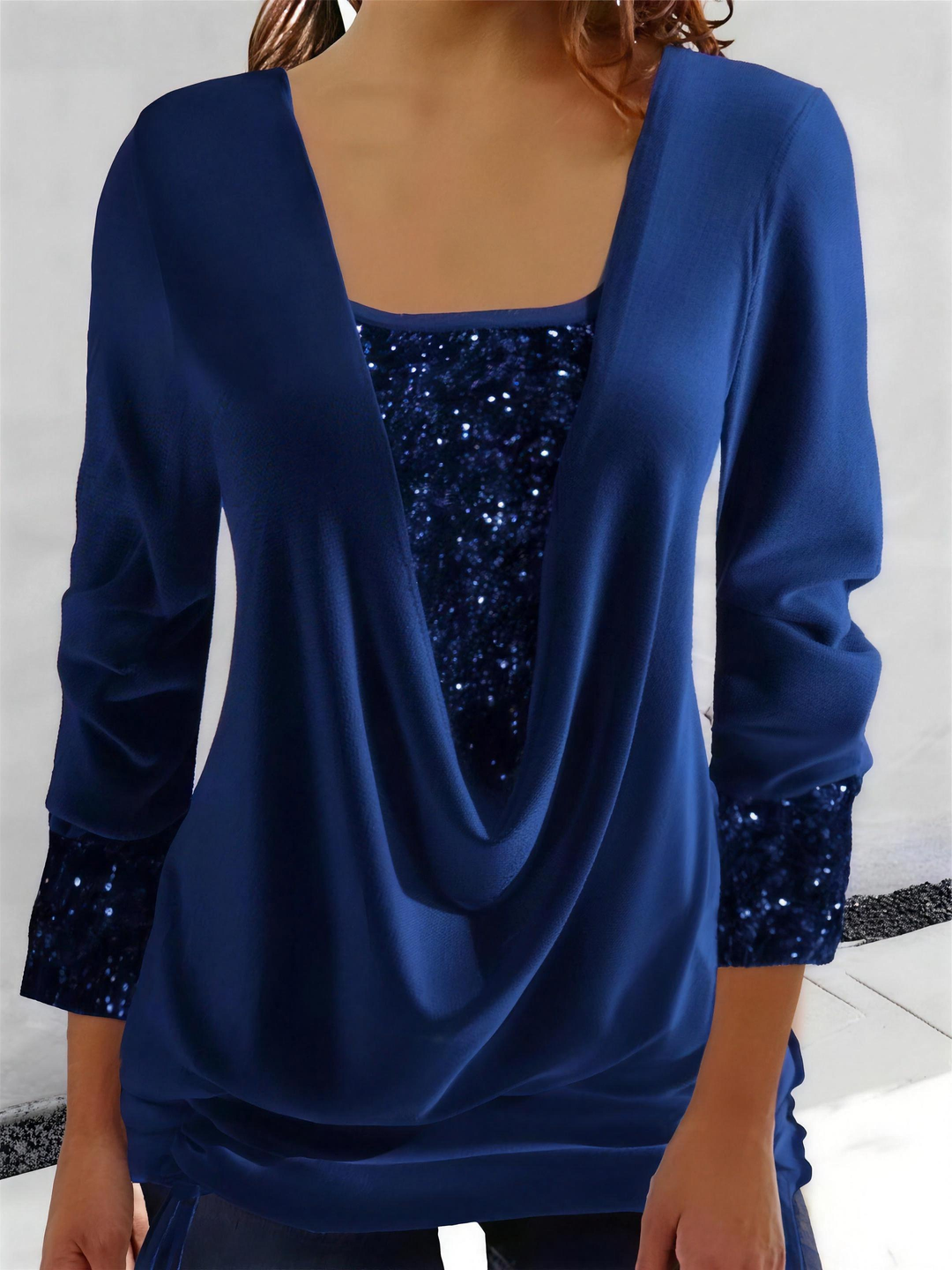 Illara | Paillettes Layer Twin Completo Camicetta