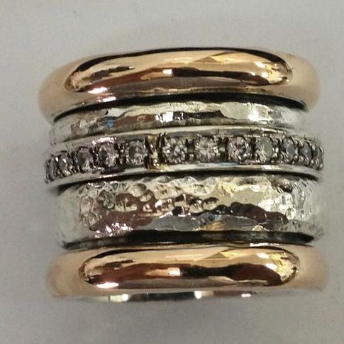 Largo Vintage Anello in Oro and Argento