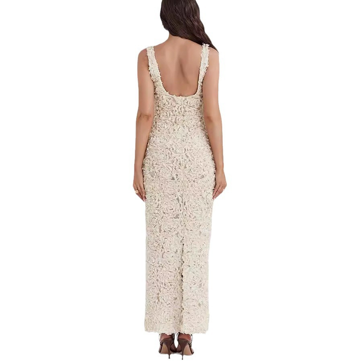 Vivienne | Pizzo Sheath Ceremony Midi Abito