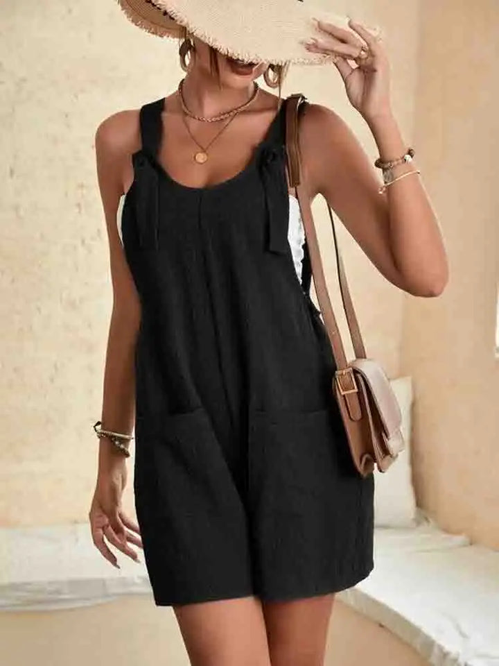 Nessa | Easy Cotone Playsuit with Pockets