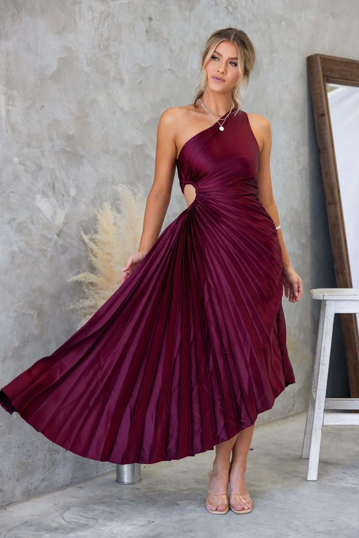 Audrine | Monospalla Midi Abito