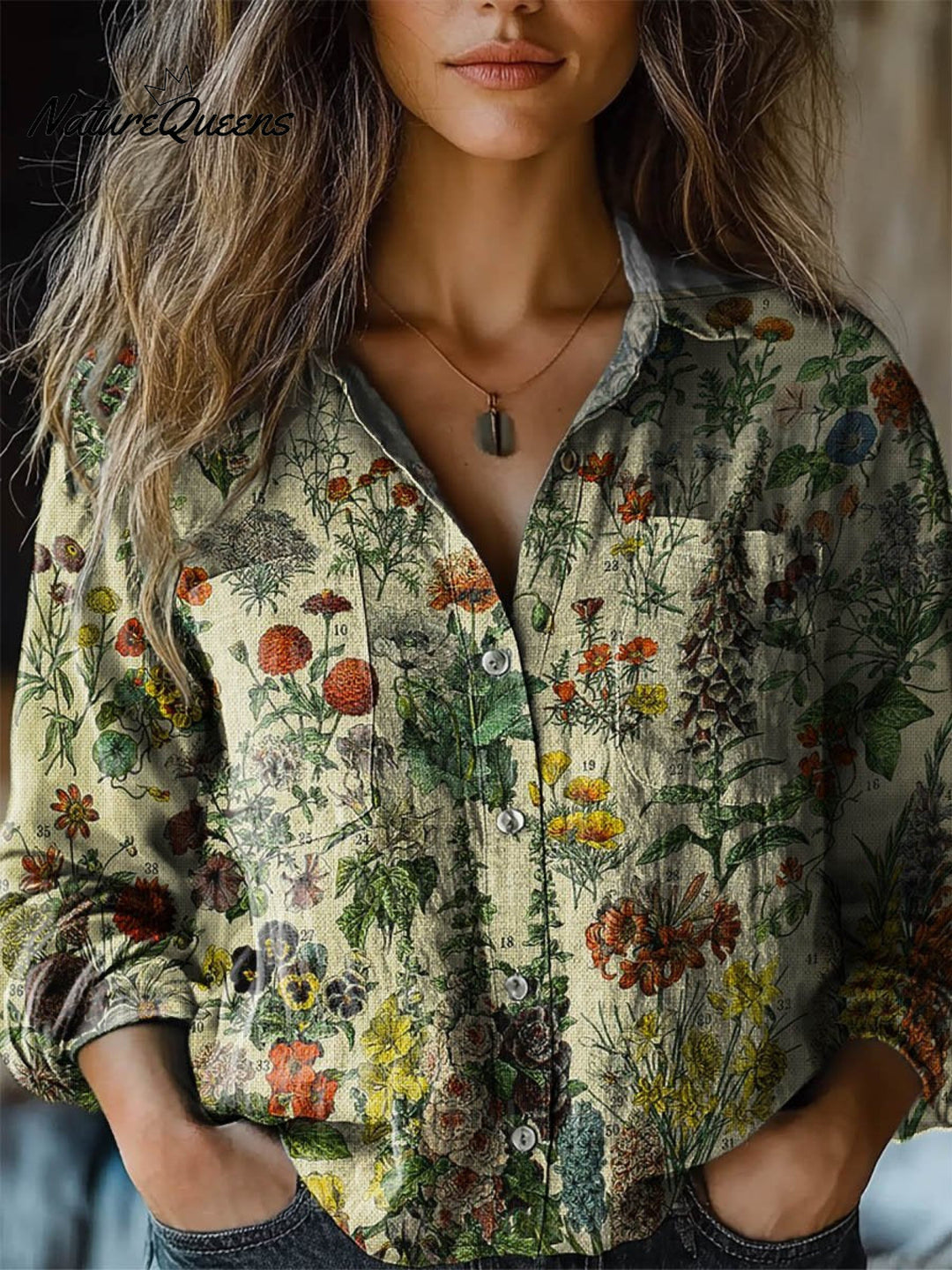 Fleetwith | Dreamy Stampa Cotone Camicetta
