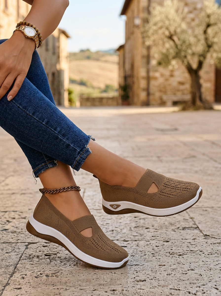 Amberley | Supportive Marrone Non Slip Orthopedic Comfort Sandali