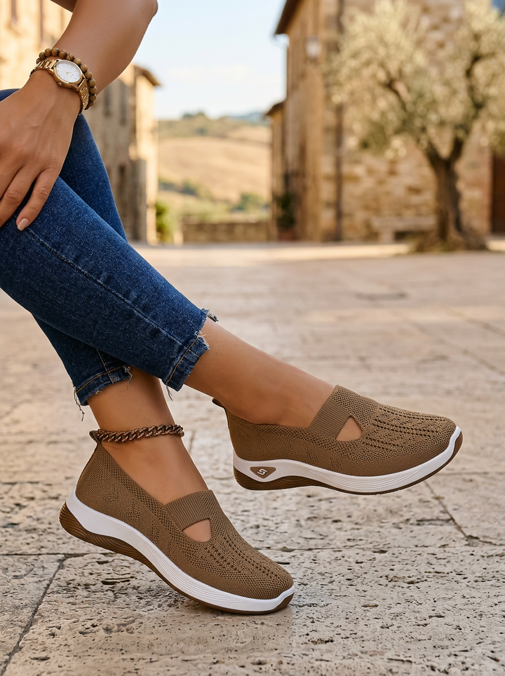 Amberley | Supportive Marrone Non Slip Orthopedic Comfort Sandali