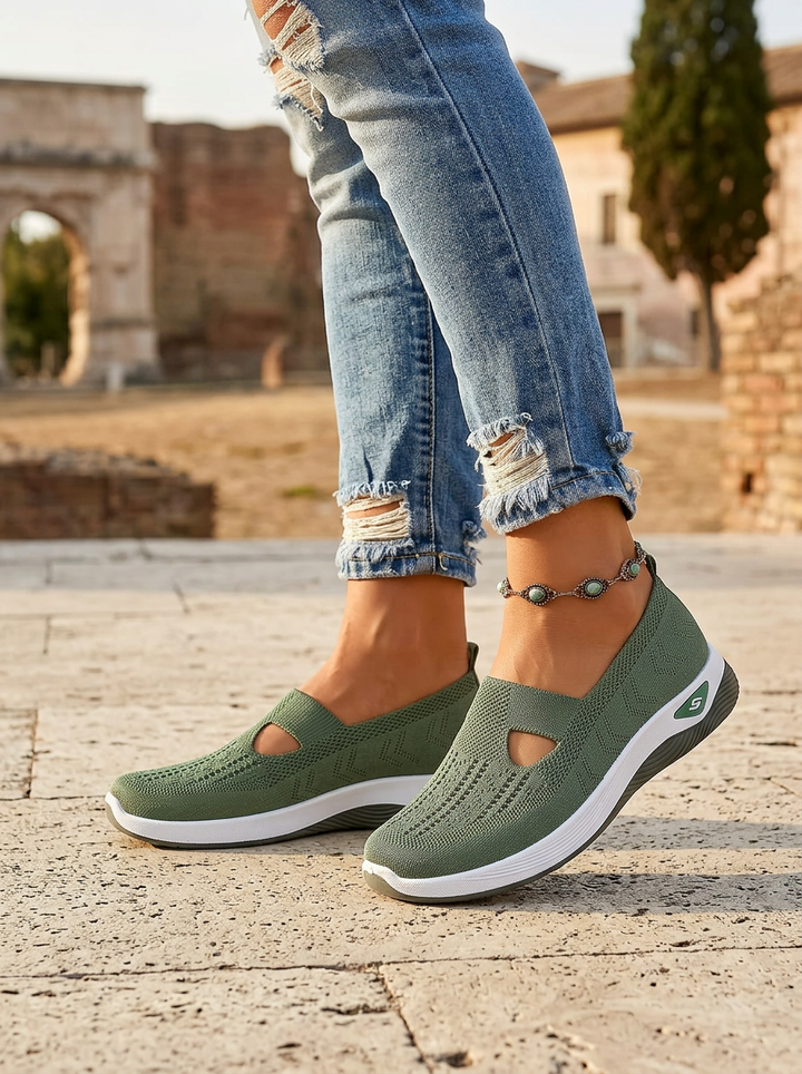 Tully | Supportive Verde Non Slip Orthopedic Comfort Sandali