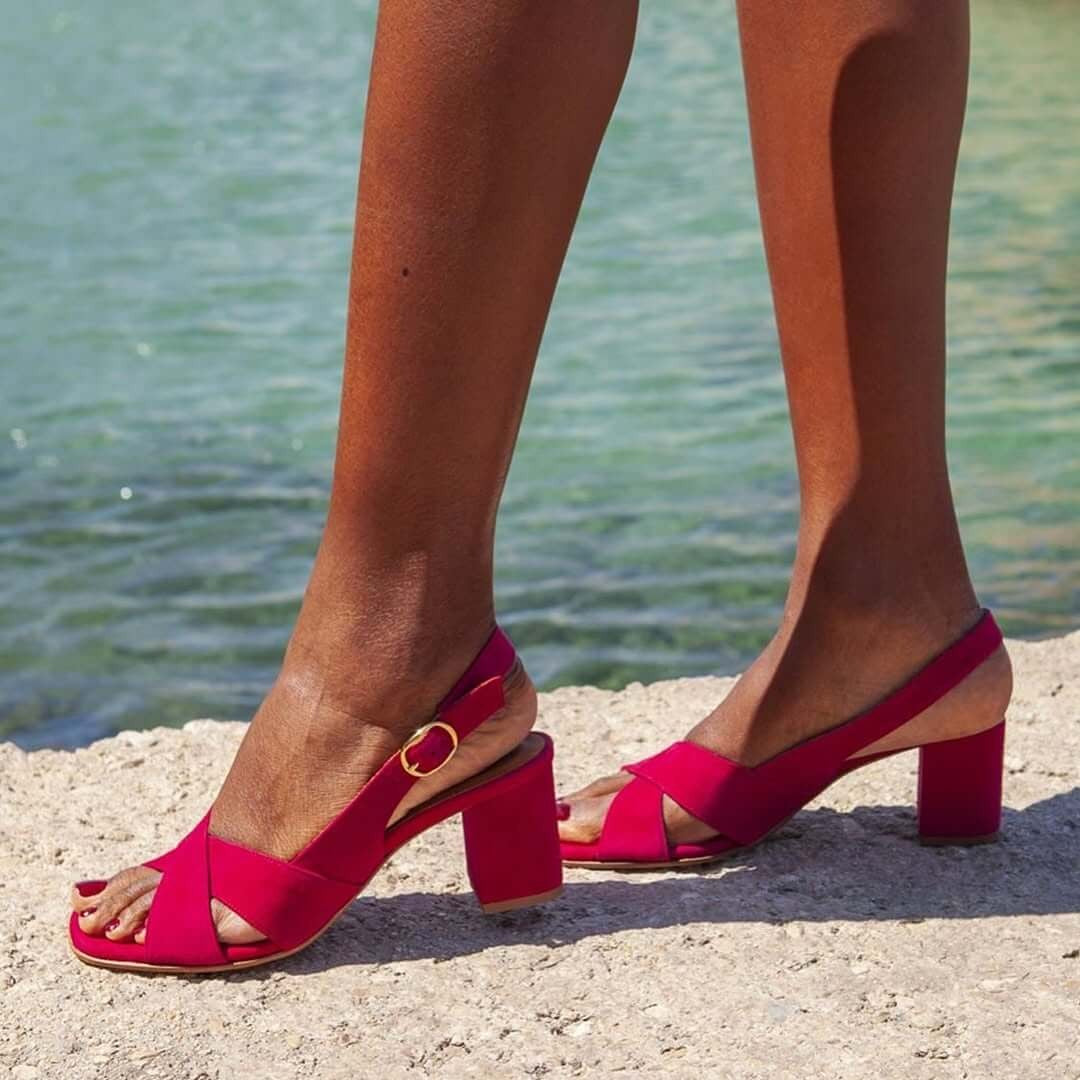 Shelly | Semplice Blu Estate Sandali