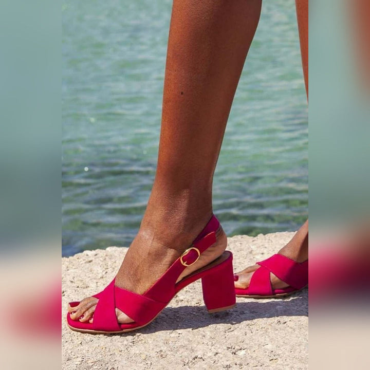 Shelly | Semplice Blu Estate Sandali
