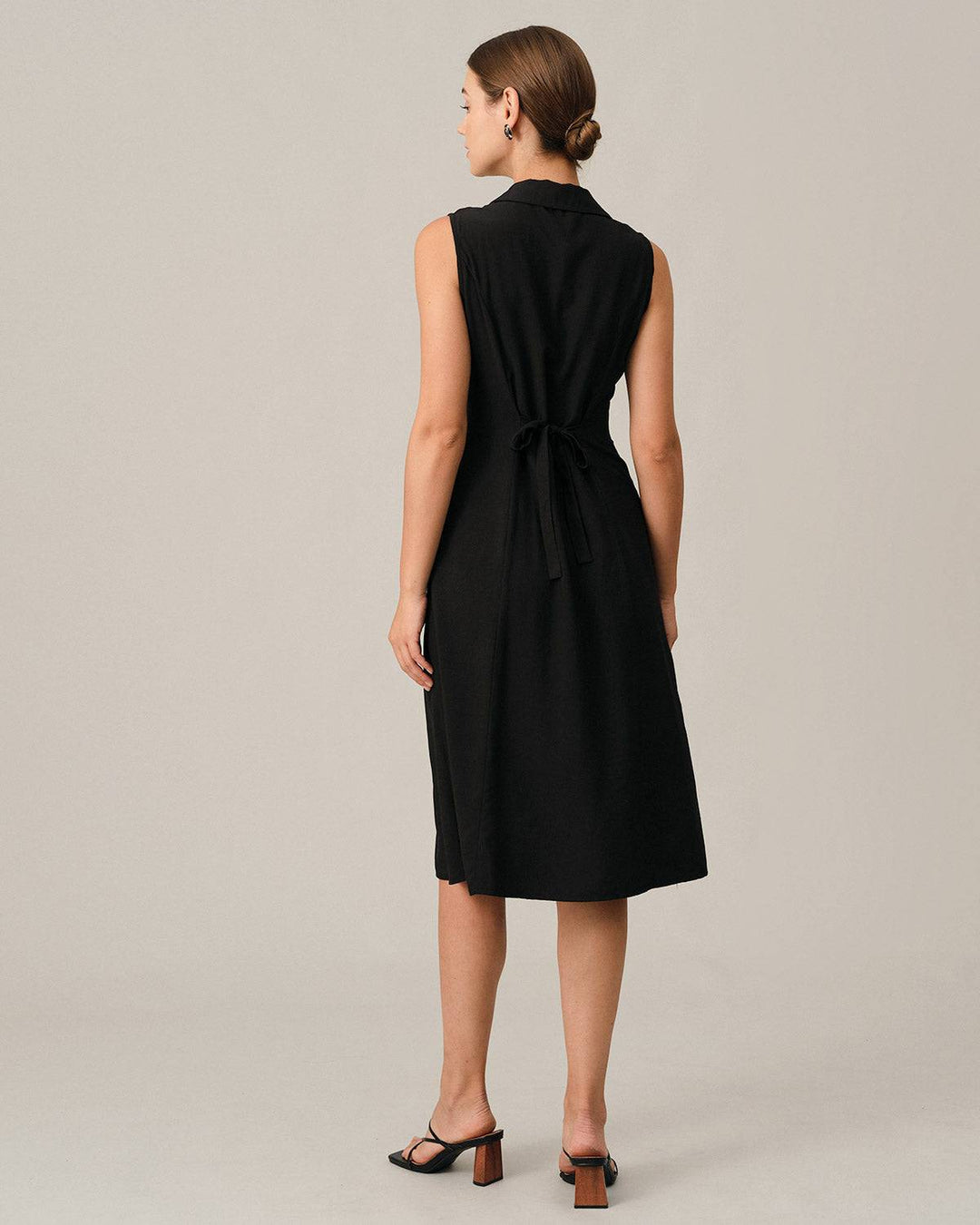 Nora | Elegante Scollo a V Tunic Midi Abito