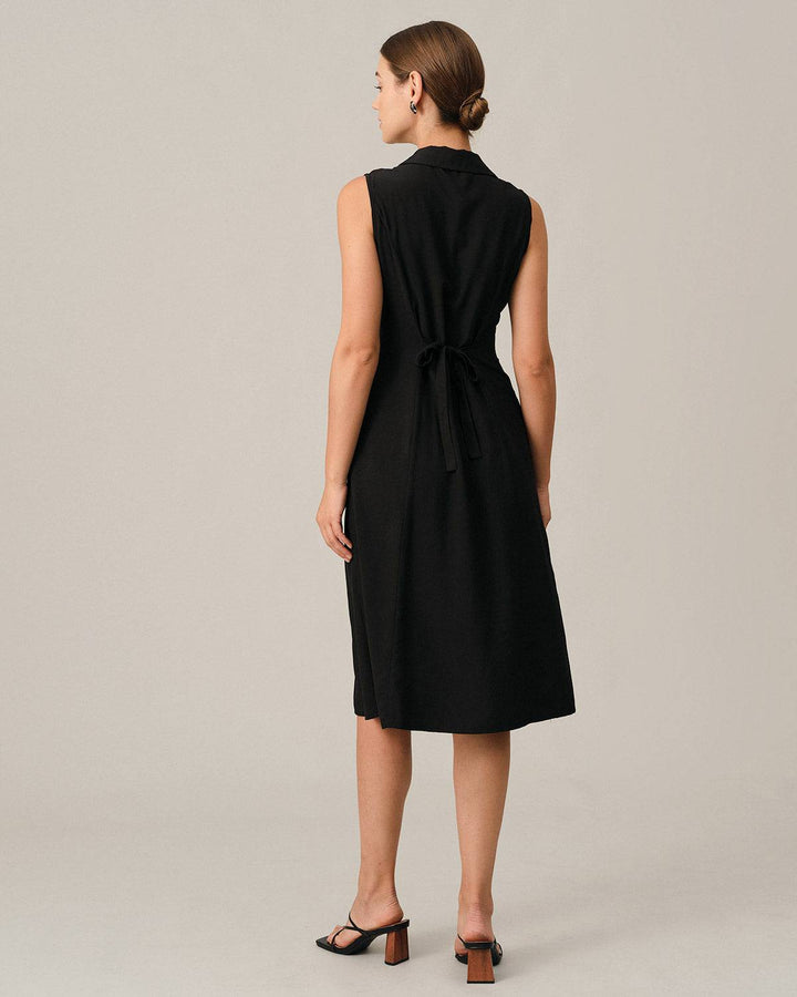 Nora | Elegante Scollo a V Tunic Midi Abito
