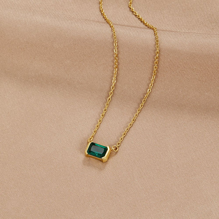 Collana Délicat con Émeraude