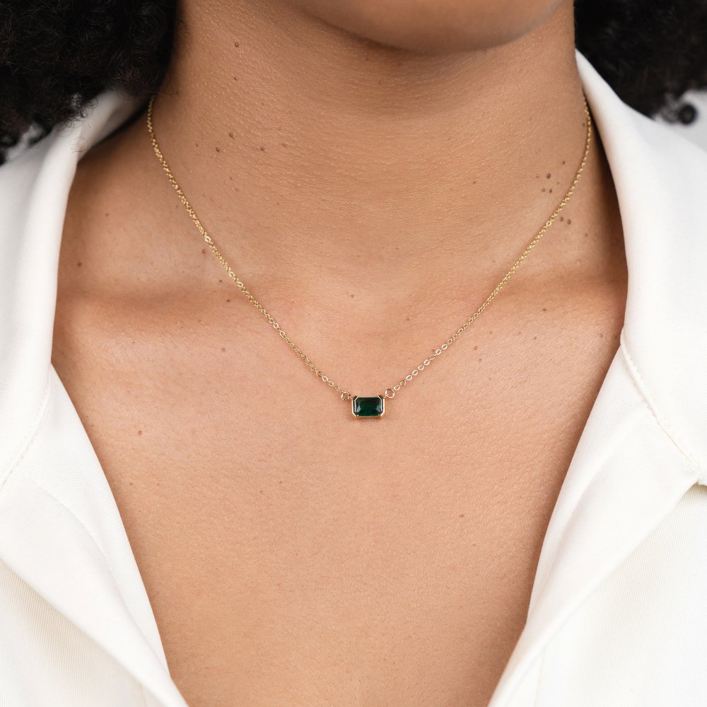 Collana Délicat con Émeraude