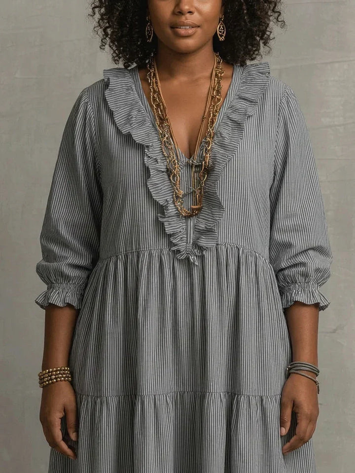 Elowen | Maxi Abito Boho Maniche Lunghe