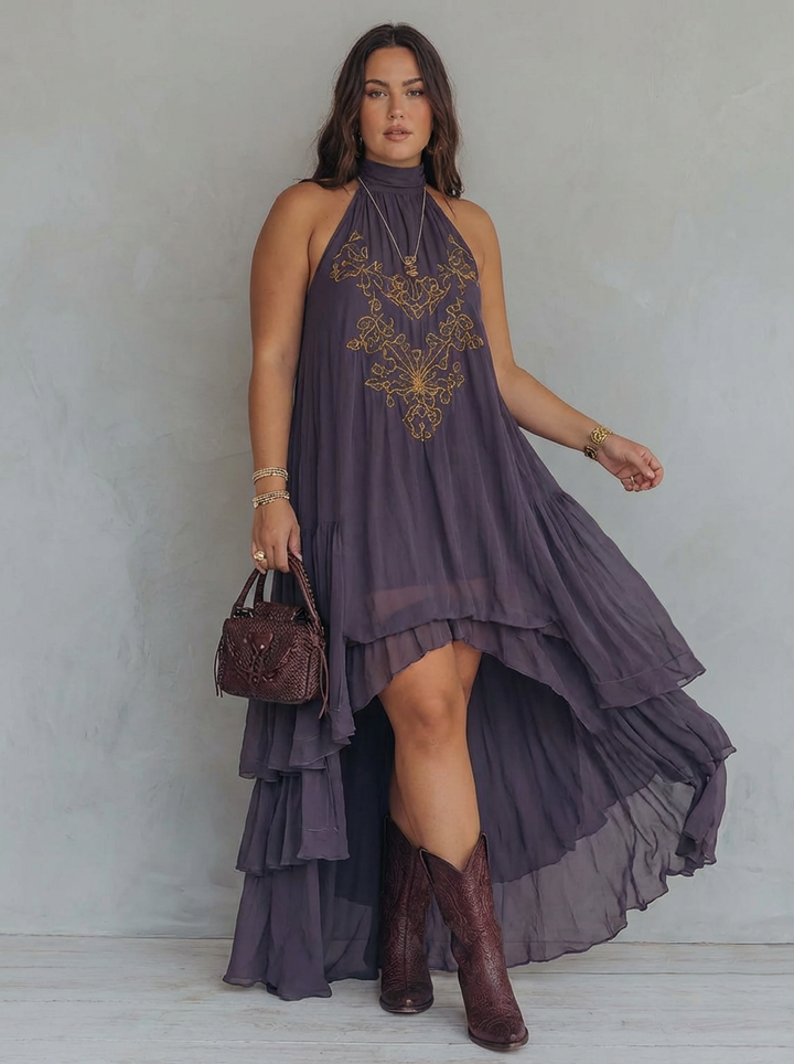 Zahara | Maxi Abito Ricamato