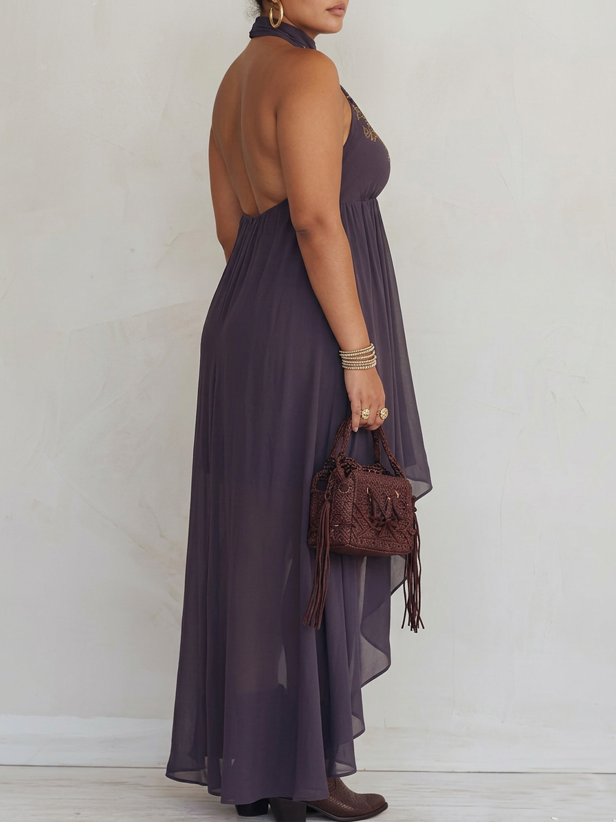 Zahara | Maxi Abito Ricamato