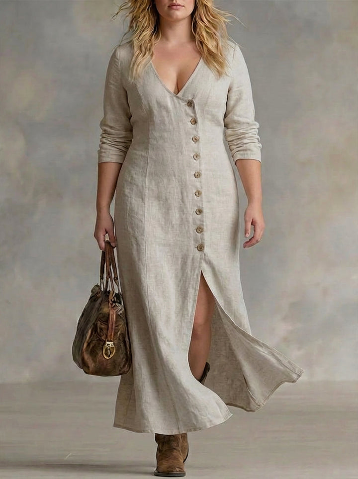Eleri | Maxi Abito con Bottoni
