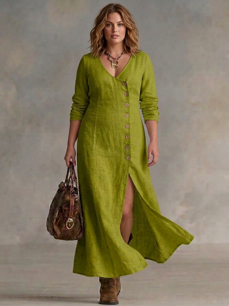 Eleri | Maxi Abito con Bottoni