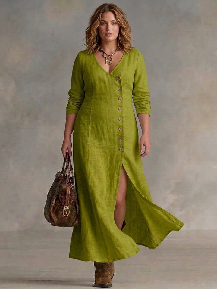 Eleri | Maxi Abito con Bottoni