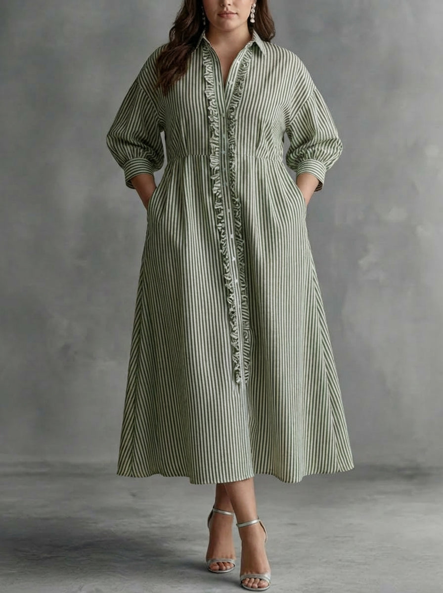 Elin | Maxi Abito a Righe