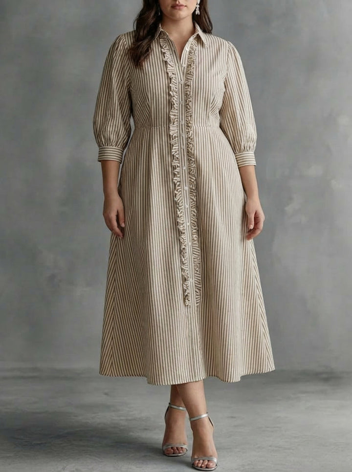 Elin | Maxi Abito a Righe