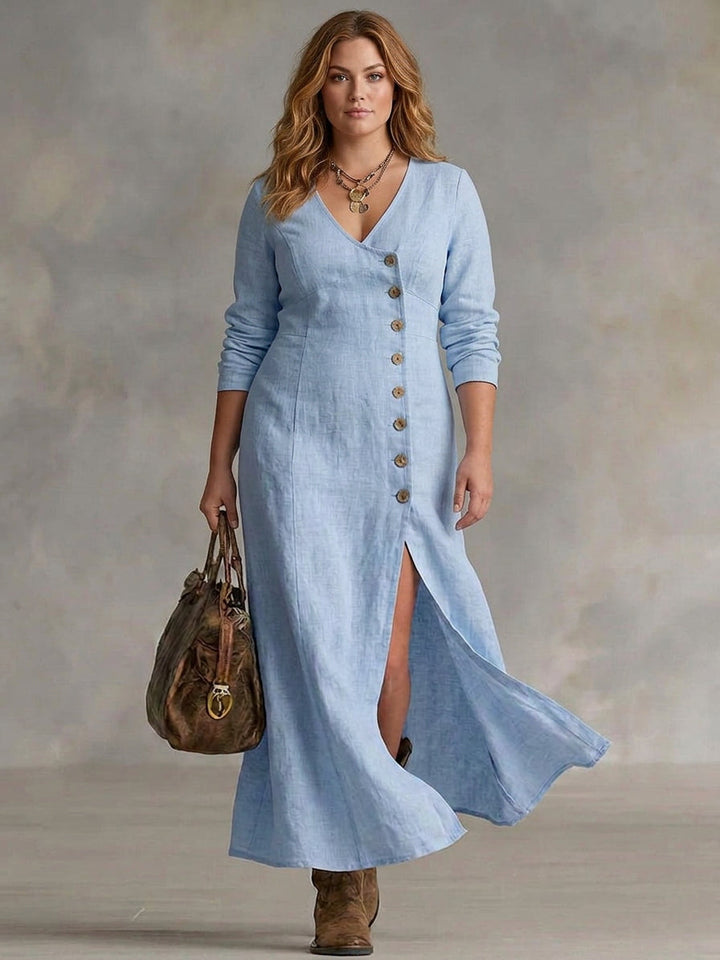 Eleri | Maxi Abito con Bottoni