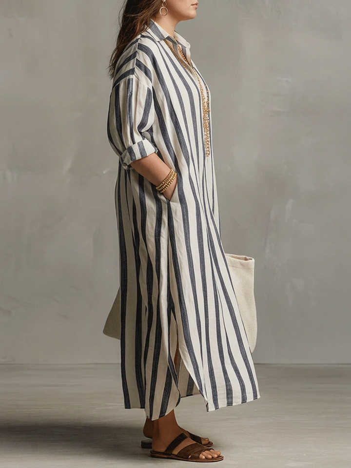 Liora | Maxi Abito Oversize a Righe