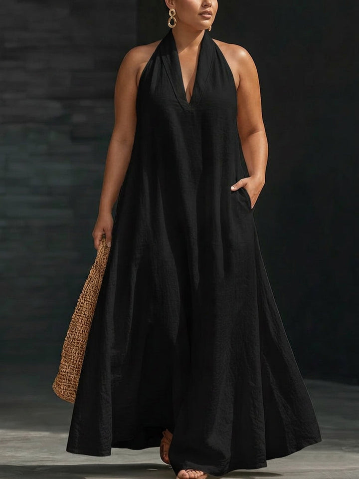 Aveline | Maxi Abito con Collo Halter