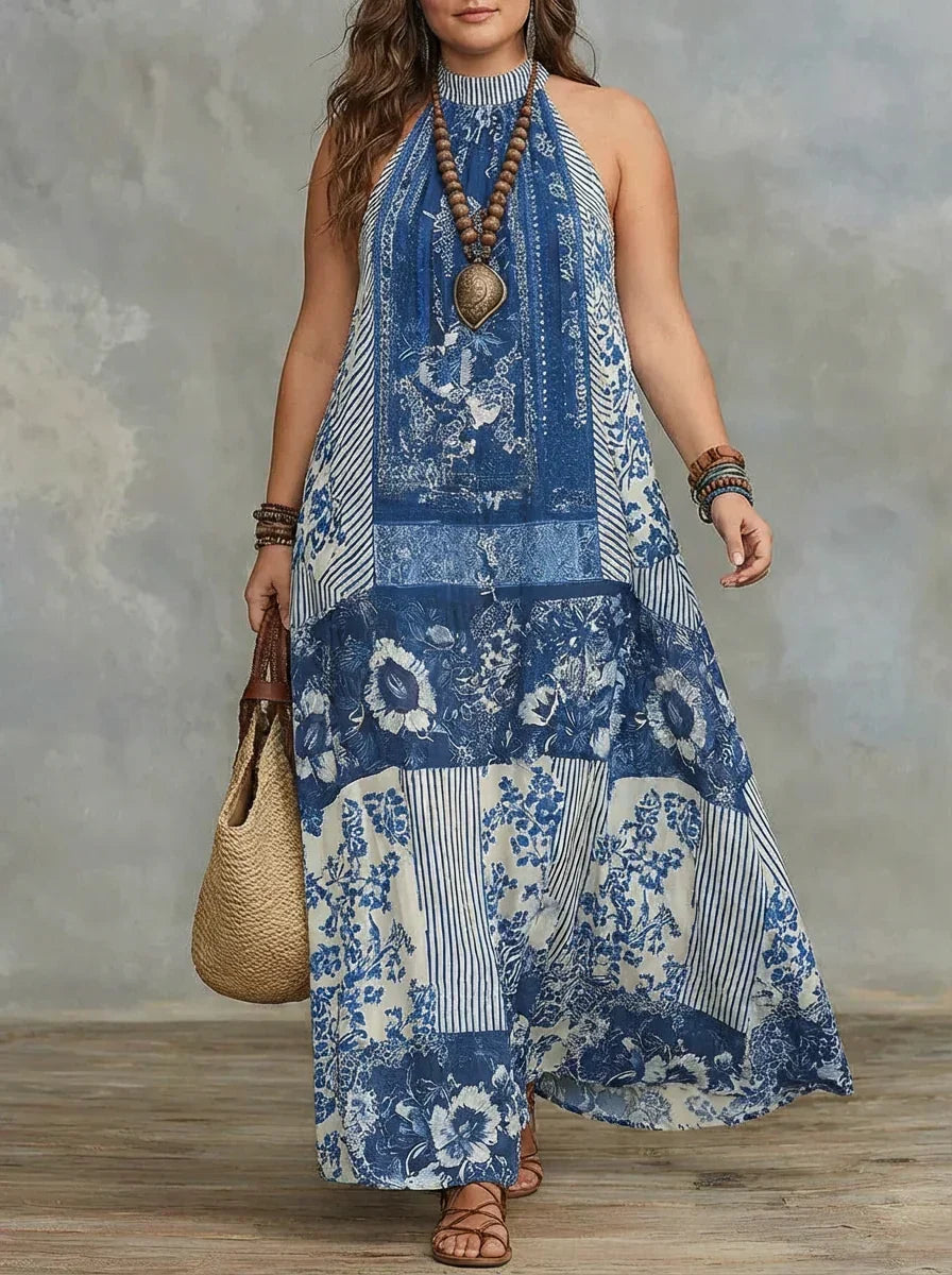 Isla | Maxi Abito Patchwork
