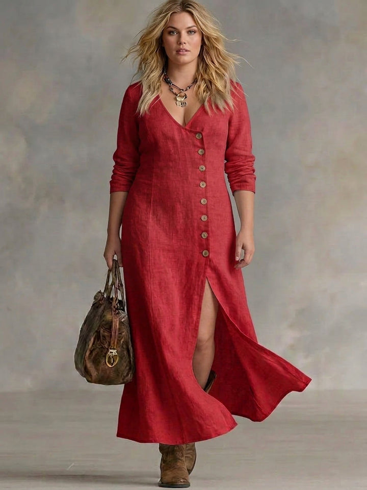 Eleri | Maxi Abito con Bottoni