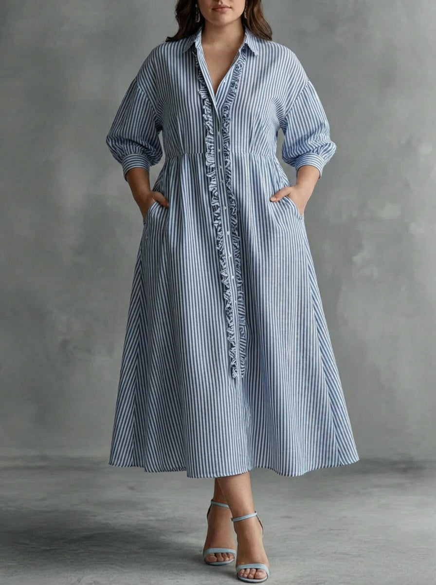 Elin | Maxi Abito a Righe